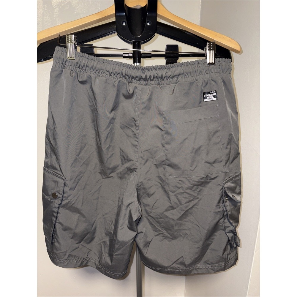 Southpole Men's Quick Dry Water Resistant Cargo Shorts, Moisture Wick, Gray XL - Picture 5 of 8